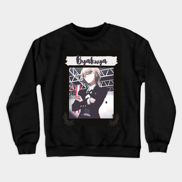 Byakuya Danganronpa 2 Crewneck Sweatshirt by Mayne02